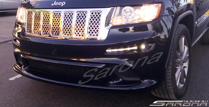 Custom Jeep Grand Cherokee  SUV/SAV/Crossover Front Bumper (2011 - 2013) - $690.00 (Part #JP-014-FB)